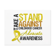 Take a Stand Against Childhood Cancer Postcard