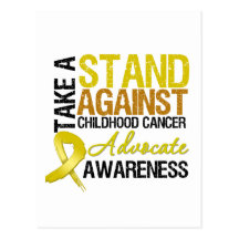 Take a Stand Against Childhood Cancer Postcards