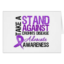 Take a Stand Against Crohn's Disease Greeting Card