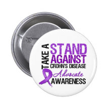 Take a Stand Against Crohn's Disease Pins