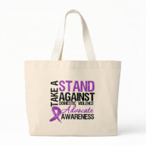Take A Stand Against Domestic Violence Tote Bags