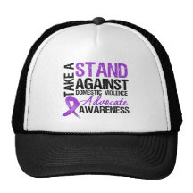 Take A Stand Against Domestic Violence Trucker Hats
