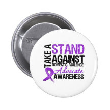 Take A Stand Against Domestic Violence Pin