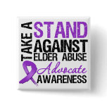 Take A Stand Against Elder Abuse buttons