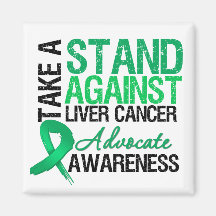 Take a Stand Against Liver Cancer Fridge Magnets