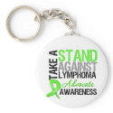 Take a Stand Against LYMPHOMA keychains