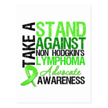 Take a Stand Against Non Hodgkin's Lymphoma Postcard