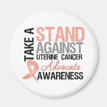 Take a Stand Against Uterine Cancer Refrigerator Magnets