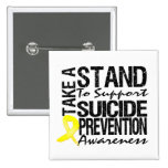 Take A Stand To Support Suicide Prevention buttons