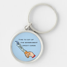 Take away the government credit cards keychain