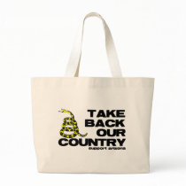 take back our country tote bag
