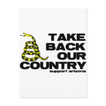 take back our country post cards