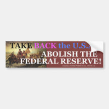 TAKE BACK THE U.S.A. BUMPER STICKERS