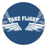 Take Flight Aviation Wings Stickers