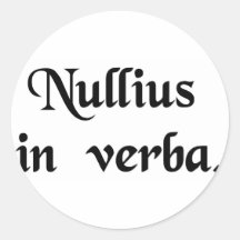 Take nobody's word for it. round sticker