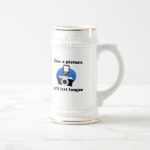 Take pictures baby t-shirt mug