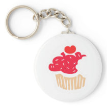 Take the cake. keychain