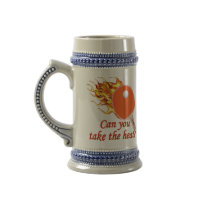 Take the Heat Flaming Ping Pong Coffee Mugs