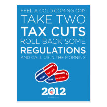 Take Two Tax Cuts Post Cards