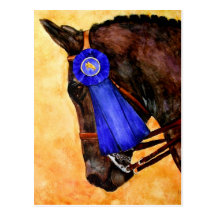 Taking Home the Blue (Horse) Postcards