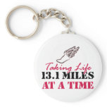 Taking Life 13.1 miles at a time Keychain