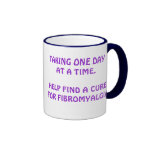 TAKING ONE DAYAT A TIME.HELP FIND A CURE FOR FI... COFFEE MUGS
