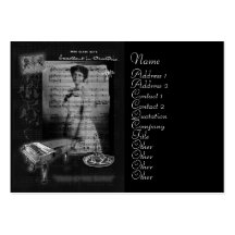 Taking Tea with Clara Butt Business Cards