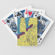 Taking the first steps bicycle card deck