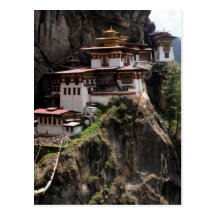 taktsang monastery post card