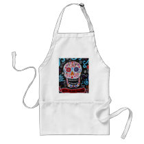 TALAVERA SKULL DIA DE LOS MUERTOS APRON