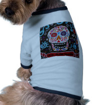 TALAVERA SKULL DIA DE LOS MUERTOS DOG TEE