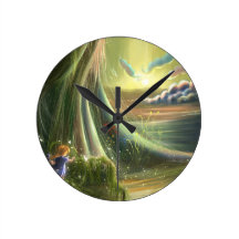 Tale of a kite Wall Clock