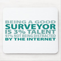 Talent de l'arpenteur 3% tapis de souris