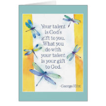 talent notecard