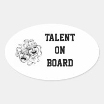 Talent On Board Sticker