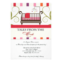 Tales from the Crib Storybook Shower Invitation
