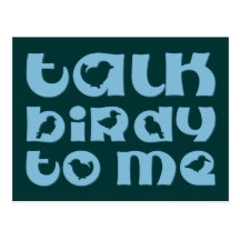 Talk Birdy To Me Post Card