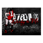 Talk Derby to Me Mini Note Cards Business Card Templates