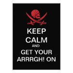 Talk Like A Pirate Day Party Invitations