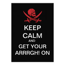 Talk Like A Pirate Day Party Invitations invitations