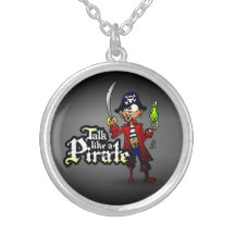 Talk like a Pirate Personalized Necklace