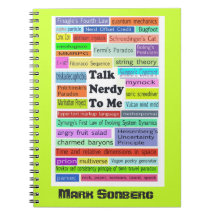 "Talk Nerdy to Me" notebook