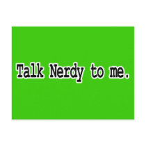 talk nerdy to me post cards