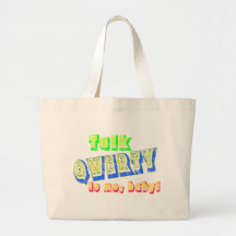 Talk QWERTY to me, baby! Tote bag