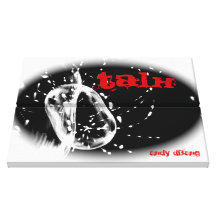 TALK STRETCHED CANVAS PRINT