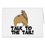 Talk to the Tail Bear Card