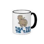 Talk to the Tail Hippo mugs