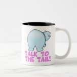 Talk to the Tail Polar Bear mugs