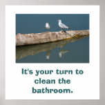 Talking Gull Poster