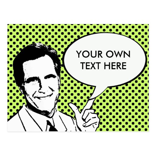 Talking Mitt Romney Post Cards